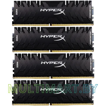 Оперативная память HyperX Predator 4x16GB DDR4 PC4-24000 (HX430C15PB3K4/64)